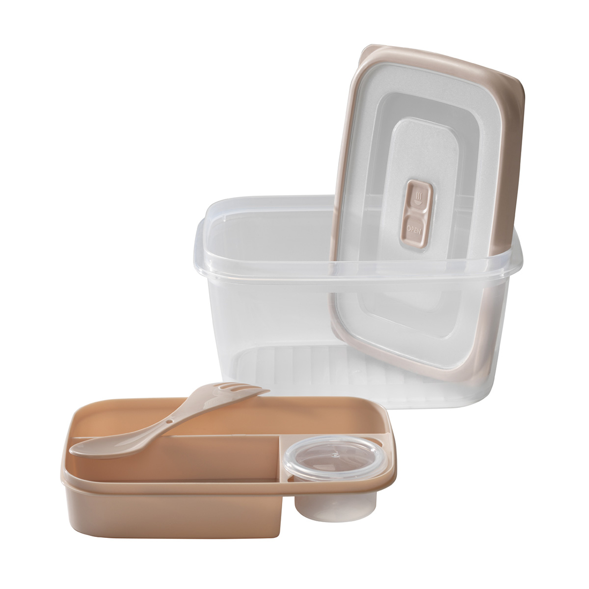 Sprint Lunch box 2 levels with cutlery Mopita