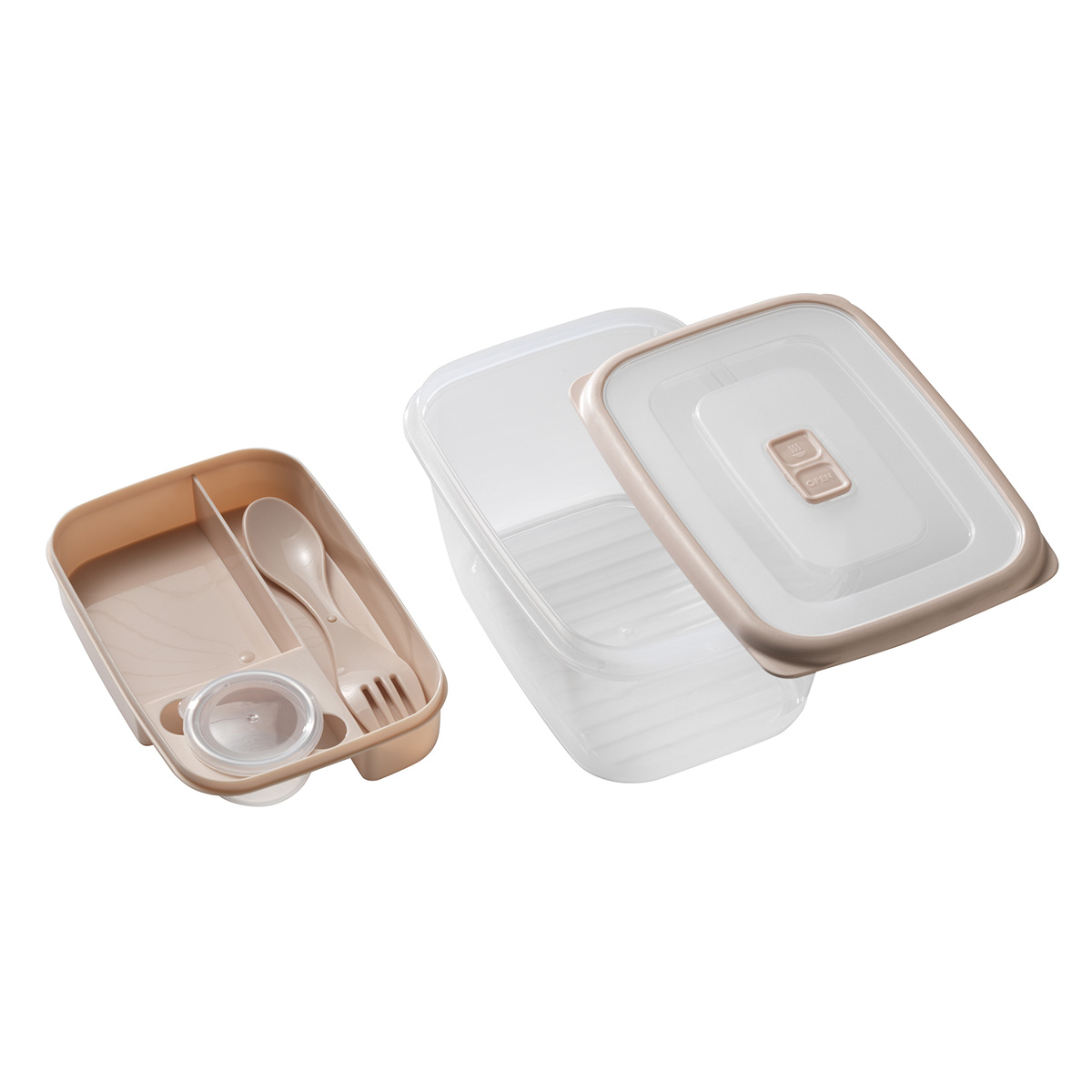 Sprint Lunch box 2 levels with cutlery Mopita